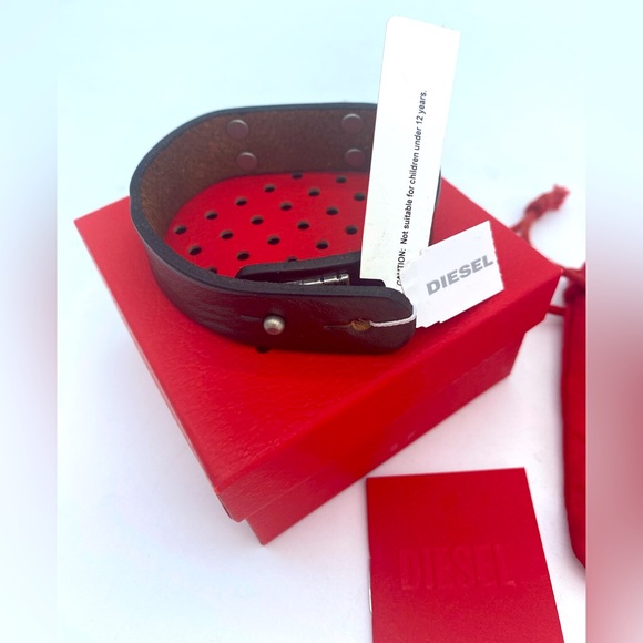 Diesel Leather Wrist Band - Picture 3 of 7